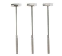 Warmhm 3 pièces Mini Marteaux DIY Détachables Argent Outil de Réparation Montre Accessoire Horloger Pratique pour Bricolage Bijoux