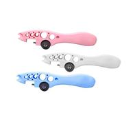 Warmhm 3 pièces Ouvre-ampoule Infirmier avec Meule Abrasive Ergonomique Outil de Découpe pour Flacons Portable et Léger Usage à Domicile ou Professionnel