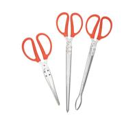 Warmhm 3 pièces Pince à Crabe Acier Inoxydable Lot de Outils Multifonctions pour Attraper Eels Crevettes et Déchets avec Poignée Antidérapante Longueurs