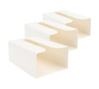 Warmhm 3 Pièces Porte Serviettes Mural Autocollant sans Perçage Distributeur Étanche pour Cuisine Salle de Bain Toilette Support Papier Absorbant Gain de Place