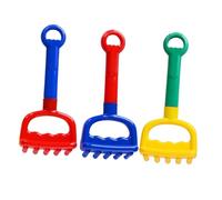 Warmhm 3 Pièces Râteau De Plage pour Enfants Jouets De Sable Pelle Jouets De Plage pour Tout-Petits Râteau De Plage Râteau à Sable pour Enfants Toys De Sable PP