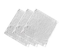 Warmhm 3 pièces Serviettes à Main Coton Jetables Lot de Serviettes Carrées pour Salle de Bain et Événements Élégants