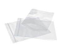 Warmhm 300pièces Sacs Transparents Refermables Sachets Plastique Scellés pour Rangement Alimentaire Et Objets avec Fermeture Éclair