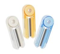 Warmhm 3pièces Brosse de Nettoyage Multi-usages pour Bouteilles Goupillon à Manche Allongé et Grattoir Amovible pour Nettoyer les Parois