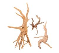 Warmhm 3pièces Décoration Bois Flotté pour Aquarium Branches Décoratives Bois Flotté Ornement pour Plantes Aquatiques pour Terrarium