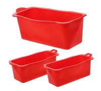 Warmhm 3Pièces Doublures de Godet à Graisse Silicone Réutilisables Lot pour Récipients à Graisse Accessoires de Cuisine pour Élimination Facile des Graisses Résidus