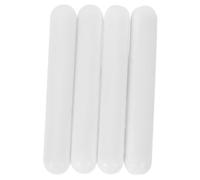 Warmhm 4 pièces Barres de Stirring Magnétiques de Barres Cylindriques Ptfe pour sur Plaque Chauffante Mélangeur de Laboratoire Aux Températures Compatible avec Beakers et Réutilisable