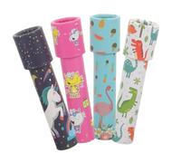 Warmhm 4 Pièces Kaleidoscope pour Garçon Fille de Rotatifs Éducatifs Motifs Colorés Aléatoires pour Curiosité et Développement Visuel Couleur Aléatoire