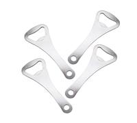 Warmhm 4 Pièces Ouvre Bouteille Inoxydable Lot de Design Ergonomique Antidérapant Compact Portable pour Camping et Usage Quotidien