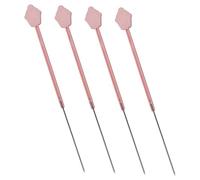 Warmhm 4 pièces Pique à Gâteau Acier Inoxydable Outils de Test de Cuisson Réutilisables pour Pâtisserie Accessoires de Cuisine