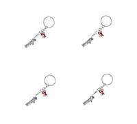 Warmhm 4 Pièces Porte Clés Statue Compact et Souvenir Commémoratif Accessoire et Élégant pour Clés Cadeau Patriotique