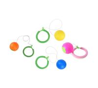 Warmhm 4 Pièces Saut Rotatif pour Garçon Fille Balle Légère pour Cheville Favorise la Coordination Mouvement Jeu Anneau Saut sans Corde Couleurs Aléatoires Couleur