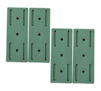 Warmhm 4 pièces Support Mural Adhésif pour Multiprise Lot de Fixateurs sans Perçage Organisateur de Prises pour Bureau et Maison Rangement Espace Optimisé pour Routeur et Télécommande