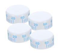 Warmhm 4 Pièces Thermostat de Remplacement pour Réfrigérateur Bouton de de Température Rotation Stable Compatible Congélateur et Frigo Blanc
