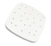 Warmhm 400 pièces Papier Sulfurisé Perforé pour Friteuse à Air Tapis de Cuisson Antiadhésif Écologique Compatible Four et Panier Vapeur Accessoires Cuisine