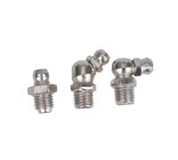 Warmhm 45 pièces Kit de Raccords de Graisseur Droit et Coudé pour Lubrification Roulements et Équipements Mécaniques