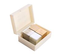 Warmhm 4pièces Bloc De Densité Métal Cube Éléments Bloc De Fer De Cubes Équipement Expérimentation Physique