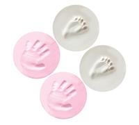 Warmhm 4pièces Kit Empreintes et Mains Garçon Fille Souvenirs Naissance Cadeau Personnalisé