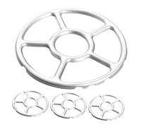 Warmhm 4pièces Supports Antidérapants Pour Cuisinière à Gaz Anneau De Wok Brûleur à Gaz Support De Table De Cuisson Ustensiles De Cuisine Installation Sans Outil