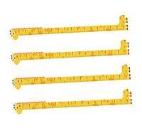 Warmhm 4pièces Toise De Croissance Murale Pour Garçon Fille Autocollants De Mesure De Repositionnables Stickers Décoratifs Pour Chambre Garçon Fille