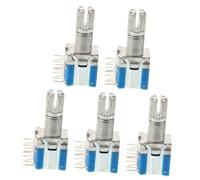 Warmhm 5 Pièces Commutateur Rotatif Métallique Encodeur Digital Compact de Commutation de Circuit Fiables Compatible avec Divers Dispositifs Électroniques