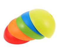 Warmhm 5 Pièces Cône Flexible de Football PE Semi-sphérique