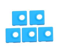 Warmhm 5 pièces Lot de Coques Silicone Anticalorique pour Bloc Chauffant Aluminium Protection et Isolation Thermique pour Accessoires Impression Compatibles Extrudeuse