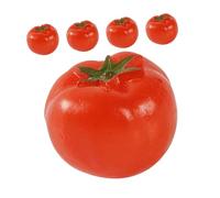 Warmhm 5 Pièces modèle de Tomate Cerise tomates - modèles Fausse Mini Tomate Simulation de Tomate Miniature Mini-Tomate décoration de légumes de Simulation Fausse Tomate PVC Rouge