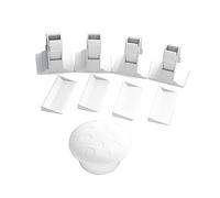 Warmhm 5 Pièces Verrou de Invisible pour Garçon Fille Verrouillage Magnétique pour Portes de Placard Protection