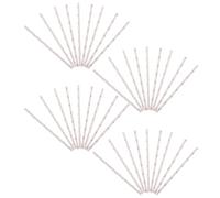 Warmhm 50 Pièces Bâtonnets de Bonbons Soi-même, Supports pour Cornets de Barbe à Papa, 300mm, Papier, Blanc, Hygiéniques, Compatibles Barbe à Papa et Cônes, pour Grands Événements