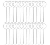 Warmhm 50 Pièces Crochets De Levage pour e Vidange Extracteur De Grille De Drainage De Douche en Fer Outil De Retrait De Canalisation Ergonomique Et Léger pour Salle De Bain