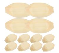 Warmhm 50 pièces Plateaux Service Jetables Papier Kraft Barquettes Bateau Ouvertes pour Frites Snacks Bbq Assiettes Alimentaires Durables pour Traiteur Festivals et Fêtes