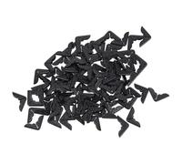 Warmhm 50 Protège-Coins en Métal Vintage 14mm pour Albums et Cahiers Scolaires, Coins Décoratifs Résistants la Casse la Décoloration, Accessoires pour Scrapbooking et Protection