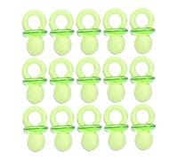 Warmhm 50pièces Lot De Mini Tétines Vertes Pour Décoration De Shower Et Cadeaux Pour Invités