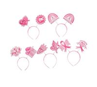 Warmhm 5pièces Lot De Serre-têtes Pour Sensibilisation Au Cancer Du Sein Accessoires De Fête Pour Femmes Décorations Et Photos