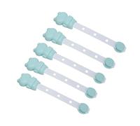 Warmhm 5Pièces Verrou pour Garçon Fille Réglable Modes Verrou Pincement pour Portes de Placard Design Couleur Protection pour Bébés Garçon Fille