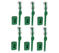 Warmhm 6 pièces Couteaux à Incurvés Acier Inoxydable Outil de Découpe Pâte pour Boulangerie Tranchage Précis et Façonnage Poignée Ergonomique Kit de Gadgets de Cuisson pour Usage