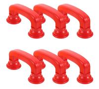 Warmhm 6 pièces Éducatif Téléphone Chuchotant Plastique Rouge pour Garçon Fille Exercices Audition et Reconnaissance des Couleurs Design Ergonomique et Résistant Aux Chocs