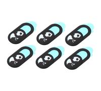Warmhm 6 pièces Pack Cache Webcam Panda Résistant Chaleur Simple pour Ordinateurs Portables et Protection Anti-espionnage et Anti-piratage