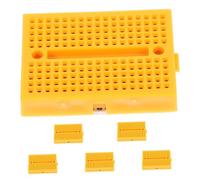 Warmhm 6 pièces Petites Breadboards sans Soudure Abs Durables pour Expérimentations Électroniques Portables et Polyvalentes Planches Essai Circuits DIY pour Amateurs et Professionnels