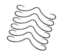 Warmhm 6pièces Anneaux de Septum Acier Inoxydable pour Piercing Nez Bijoux de Piercing pour Hommes et Femmes Look et Confortable