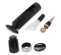 Warmhm 6pièces Tire-Bouchon Et Coffret à Vin avec Bec Verseur Accessoires pour Vin Ensemble pour Amateurs De