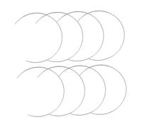 Warmhm 8 pièces Anneaux Demi Cercle Fer pour Attrape-rêves DIY Cadres Solides et Lisses pour Matériel Bricolage Créatif Décoration Murale et Fabrication de Couronnes