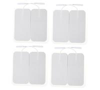 Warmhm 8 pièces Pads Électrodes Auto-adhésives pour Massage et Soins pour Dos Cervicales Épaules et Genoux sans Gel Supplémentaire Peau Non Irritante