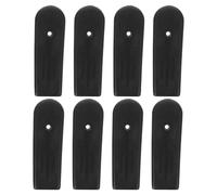 Warmhm 8pcs Poignées de Frein en Caoutchouc Noir pour Fauteuil Roulant et Rollators, Protection Solide et Silencieuse, Adaptées aux Activités Extérieures Quotidiennes