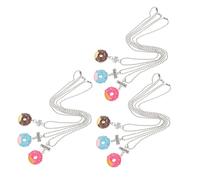 Warmhm 9pièces Collier Friendship Portable Collier Donut Raffiné Accessoire Amitié Pour Meilleures Amies