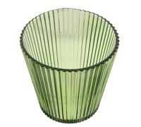 Warmhm Abat-Jour en Verre Rayé Vert Cône Coloré 13X12 CM Abat-Jour de Remplacement pour Lampe de Table à Suspendre et Lampadaire Éclairage Décoratif Vintage pour Salon et Bureau