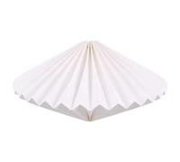 Warmhm Abat-jour Pliable en Papier Blanc Géométrique pour Plafond, Léger et Compatible Diverses Suspensions, Style Nordique Moderne pour Salon ou Chambre