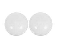 Warmhm Abat-jour Sphérique Blanc Pmma pour Lampe de Rue et Luminaire Extérieur, Lot de 2 Pièces, Installation Facile et Résistance aux Chocs, pour Cour et Porche