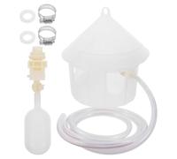 Warmhm Abreuvoir Automatique pour Alimentation sans Électricité en Plastique Distributeur d'eau Grosse Capacité pour Pigeons pour Cage d'oiseaux en Intérieur et Extérieur
